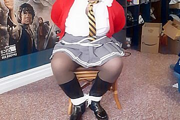 School Girl Selfbondage Gone Wrong