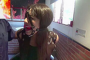 Ballgagged Drooling