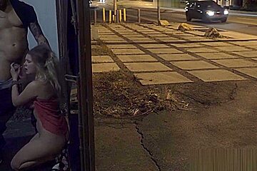 Stranded Teen (18)+ Roughly Fucked Outdoors