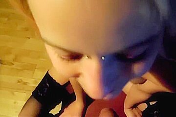 Deep Throat Choking Blonde Girlfriend With Cock (PervyPixie)