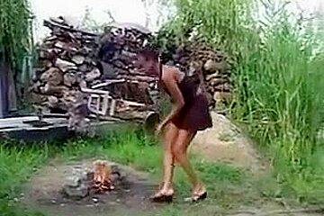 Black Woman Inflicts Punishment Her Maid