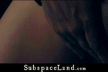 Immobilized In Rope Is Intense Masturbated And Fingered