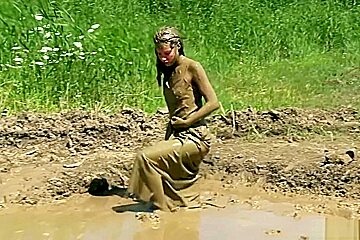 Mud Bath Long Dress Girl Formalwam