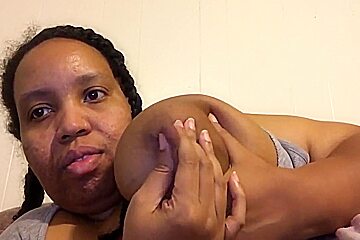Lady Love   This Her Huge Black Tits And Nipples