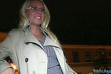 Dazzling Blonde Was Asked About An Homemade Erotic Video