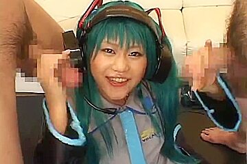 Cosplay Vocaloid   Hatsune Miko Fifth Of (5) (Censored)