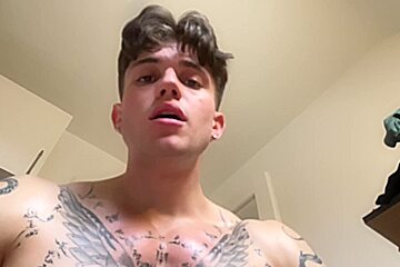 Watch Me Stroke My Dick While Im Pumped Up And Oily