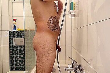 Sexy Guy Takes A Shower