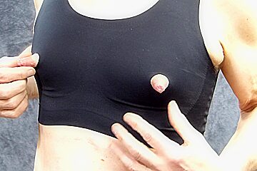 Bra Fitting Nipple Show