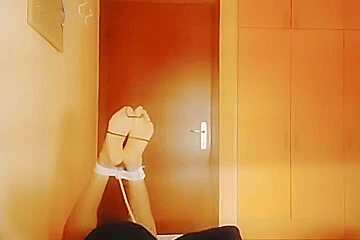 Me In Hogtied Barefeet