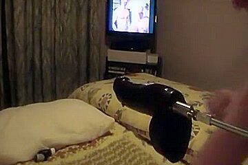 (9)in Dark Fake Penis   Fuck Machine
