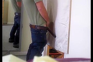 Straight Stud Unloads After Work. A Glory Hole Video.