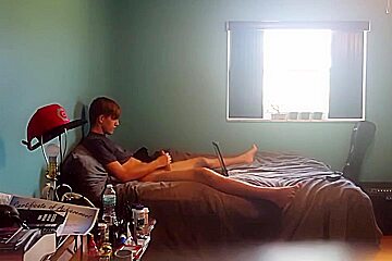 Caught Stepbrother Jacking Off In Bed Porn Video Twink
