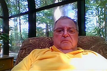 Grandpa Show On Webcam