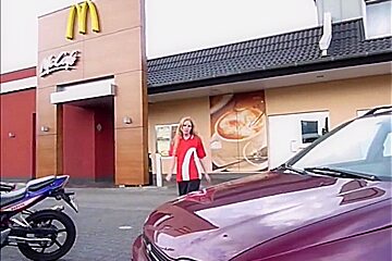 German Blonde Girl College Girl Get Fucked Outdoor