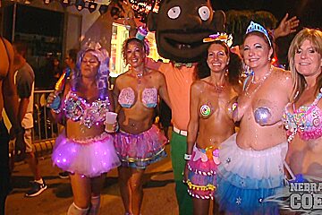 Last Day And Night Of Fantasy Fest (2018) From Key West Florida Hot Girl