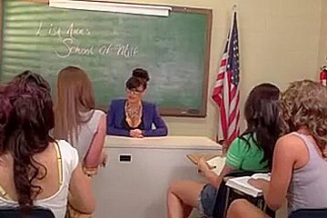 Lesbian Orgy In The Classroom