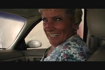 Granny Shirley Gives BJ In Car Wash