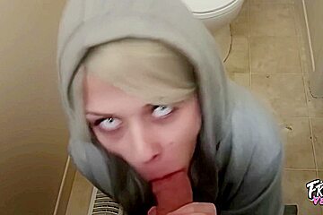 White Witch Sucks Your Hard Cock To Get Cum On Tits For Her Rituals