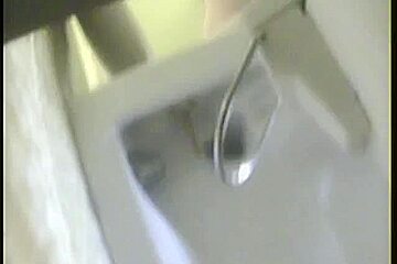 Spy Device In A Beach Toilet Watching Girl Pee