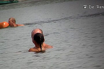 Mature Women Completely Naked Sunbathing On The Beach