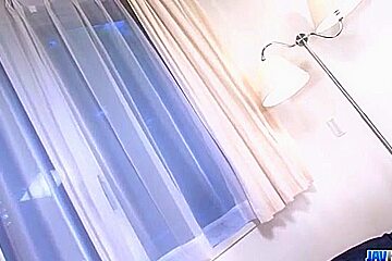 Jyunko Hayama Amazing Shaved Pussy Solo Play