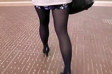 They Are Not Really Antsy To Clean Stockings Stylish Woman Wearing Leg