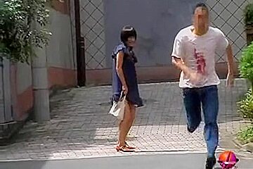 Sugary Pig Tailed Asian Cutie Getting Involved In Some Hot Sharking Action