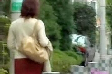 Hot Asian Milf Unexpectedly Skirt Sharked In Public