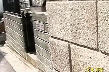 Asian Babe Gets Skirt Sharking While Being Polite.
