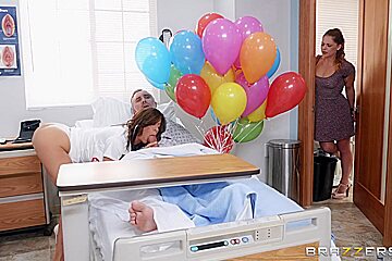 Hot Nurse With Big Natural Tits Craves A Big Dick And She Gets It   Keiran Lee And Alexis Fawx