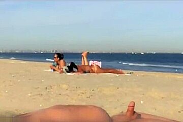 Beach Dickflash #(5) With Cumshot