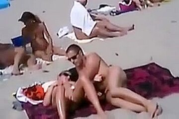 Nude Beach   More Antics Cap D'Agde