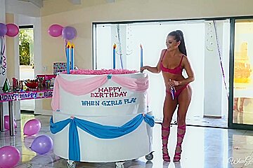 Adriana Chechik & Valentina Nappi In When Girls Play Birthday!