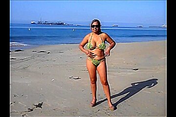 Nina Latina At The Beach