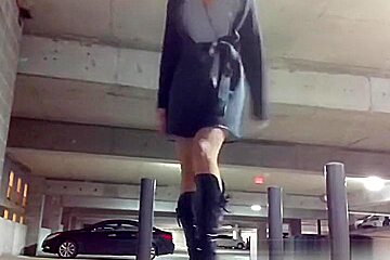 Masturbating With My Toy At The Parking Lot