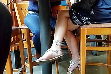 Candid Feet At Happy Hour