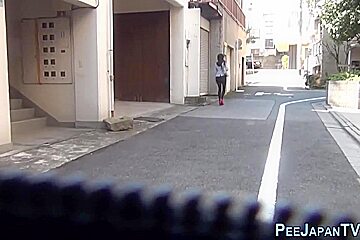 Bizarre Asian Piss Street