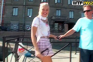 Teen (18)+ Russian Babe From School Makes Amazing Blowjob