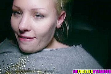 Stranded Sexy Golden Haired Lola Taylor Rides Strangers Biggest Subrigid Jock