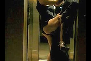 Fucking My Gf Hard In The Elevator