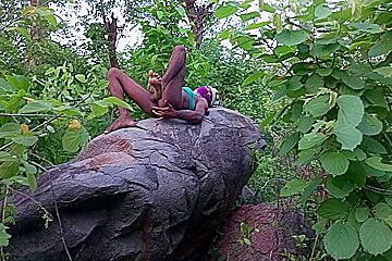 There Was A Big Stone Near Our Farm And The Fun I Got Form Sitting On The Stone And With Pocket Pussy Was Not Till Date