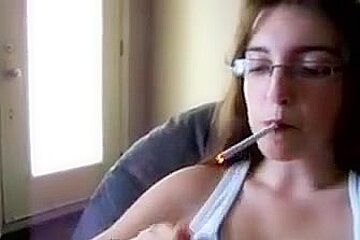 Elizabeth Douglas Age (18) Learning To Smoke Virginia Slims