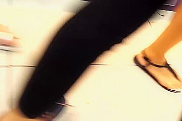 Her Perfect Feets French Pedicured Sexy Long Toes