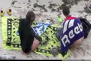 Tapes A Young Couple Having Sex On A Private Of The Beach