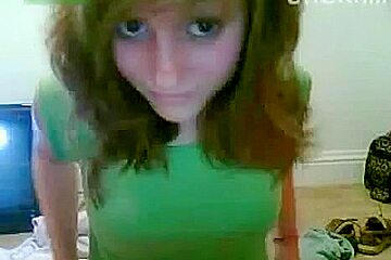 Sexy Teen (18)+ Girl Showing Tits At Webcam